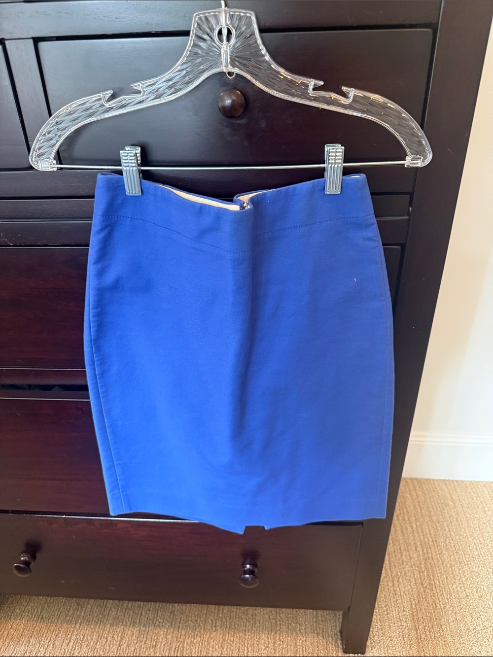 J. Crew Royal Blue Pencil Skirt